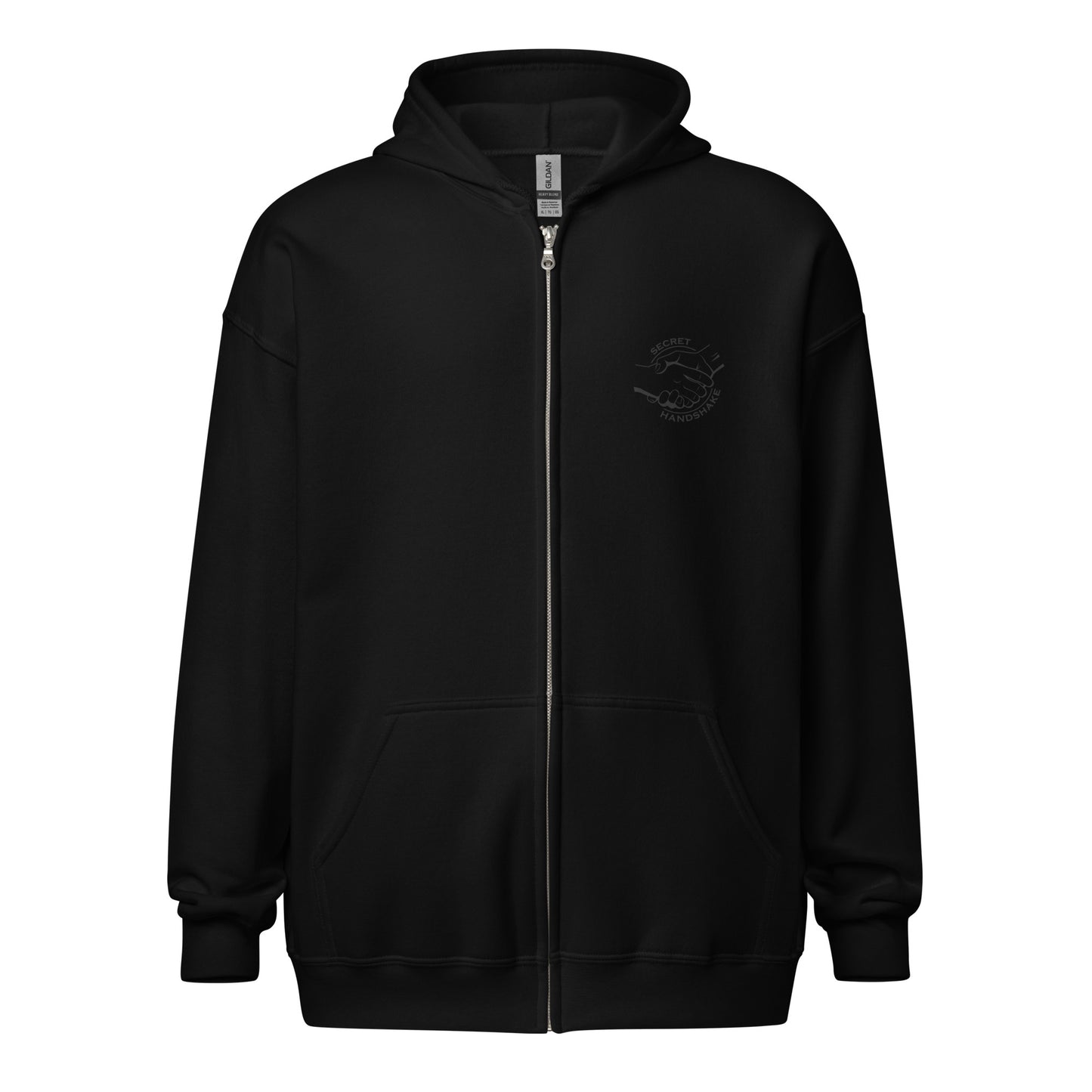 Secret Handshake Stealth Unisex Heavy Blend Zip Hoodie